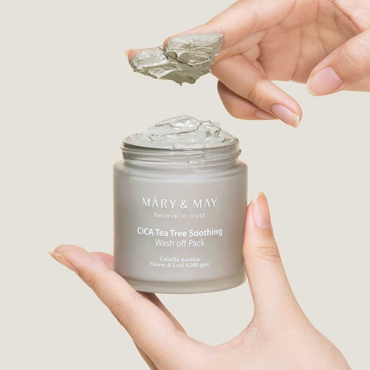 Mary & May Cica Tea Tree Mask - Yatıştırıcı Maske 125 g