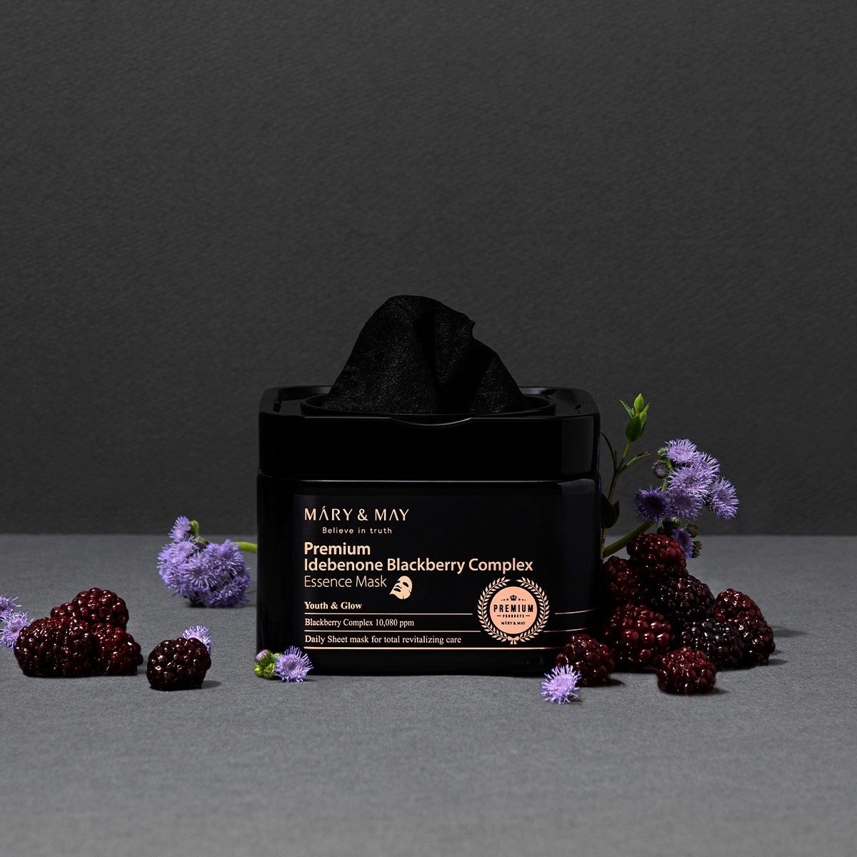 Mary & May Idebenone Blackberry Essence Mask - 20’li Maske Seti