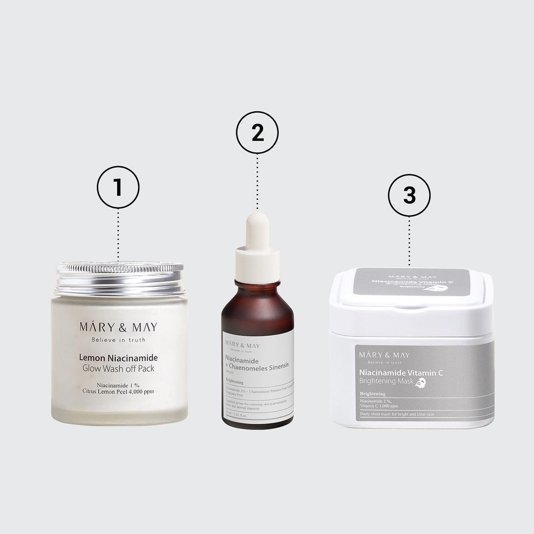Mary & May Niacinamide Vitamin C Mask - Aydınlatıcı 30 Adet