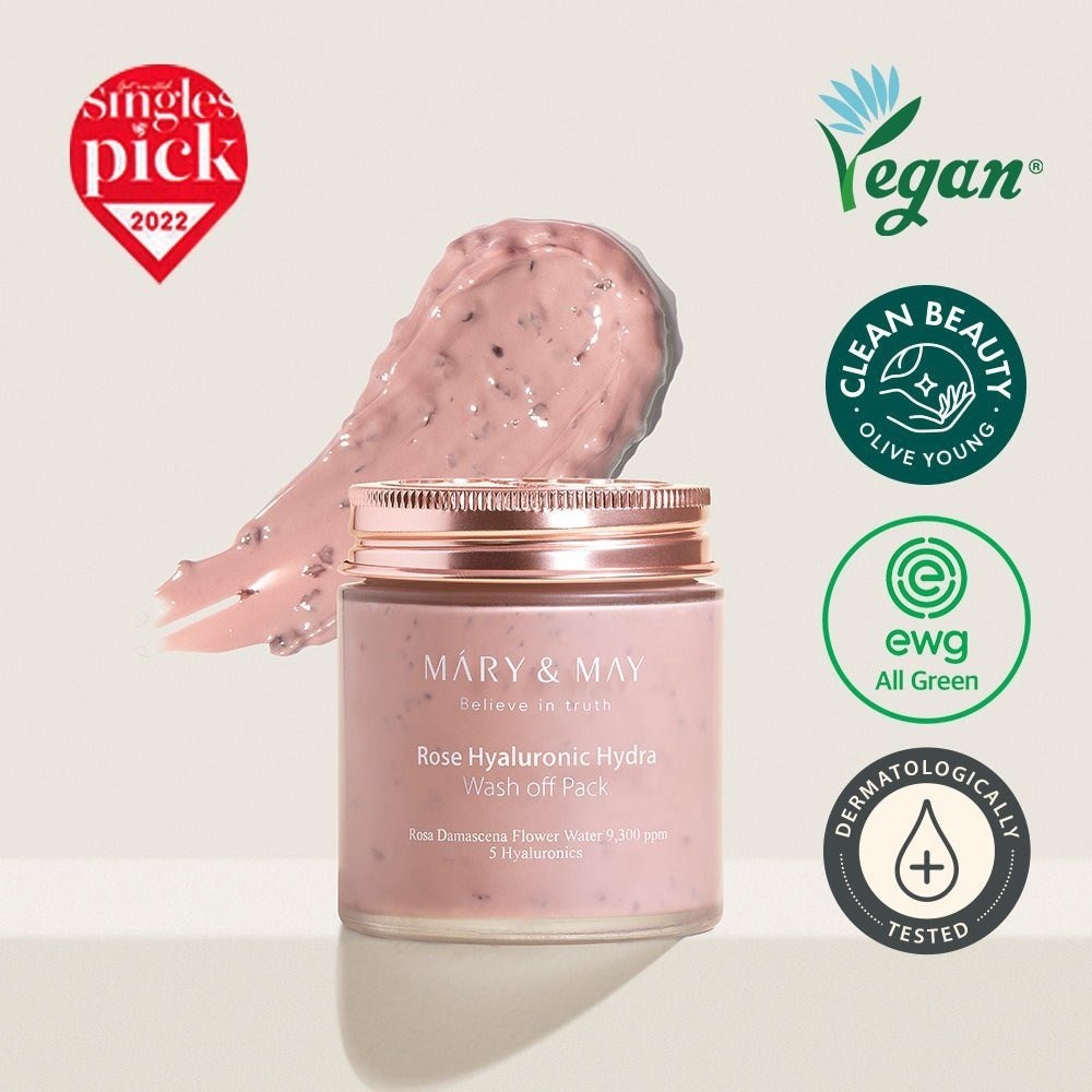 Mary & May Rose Hyaluronic Mask - Nem Maskesi 125 g