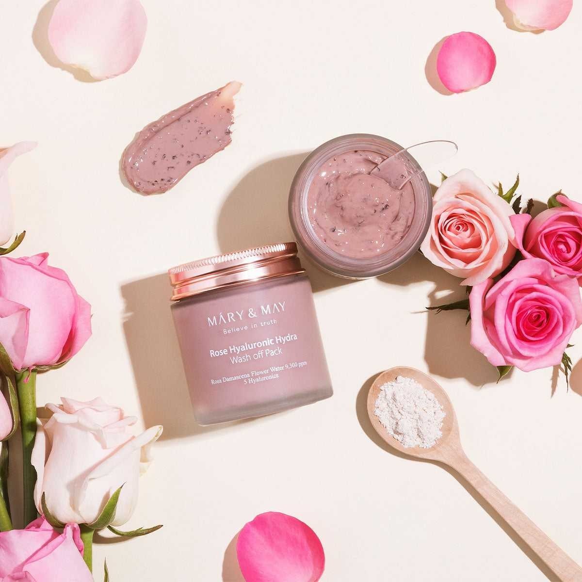 Mary & May Rose Hyaluronic Mask - Nem Maskesi 125 g