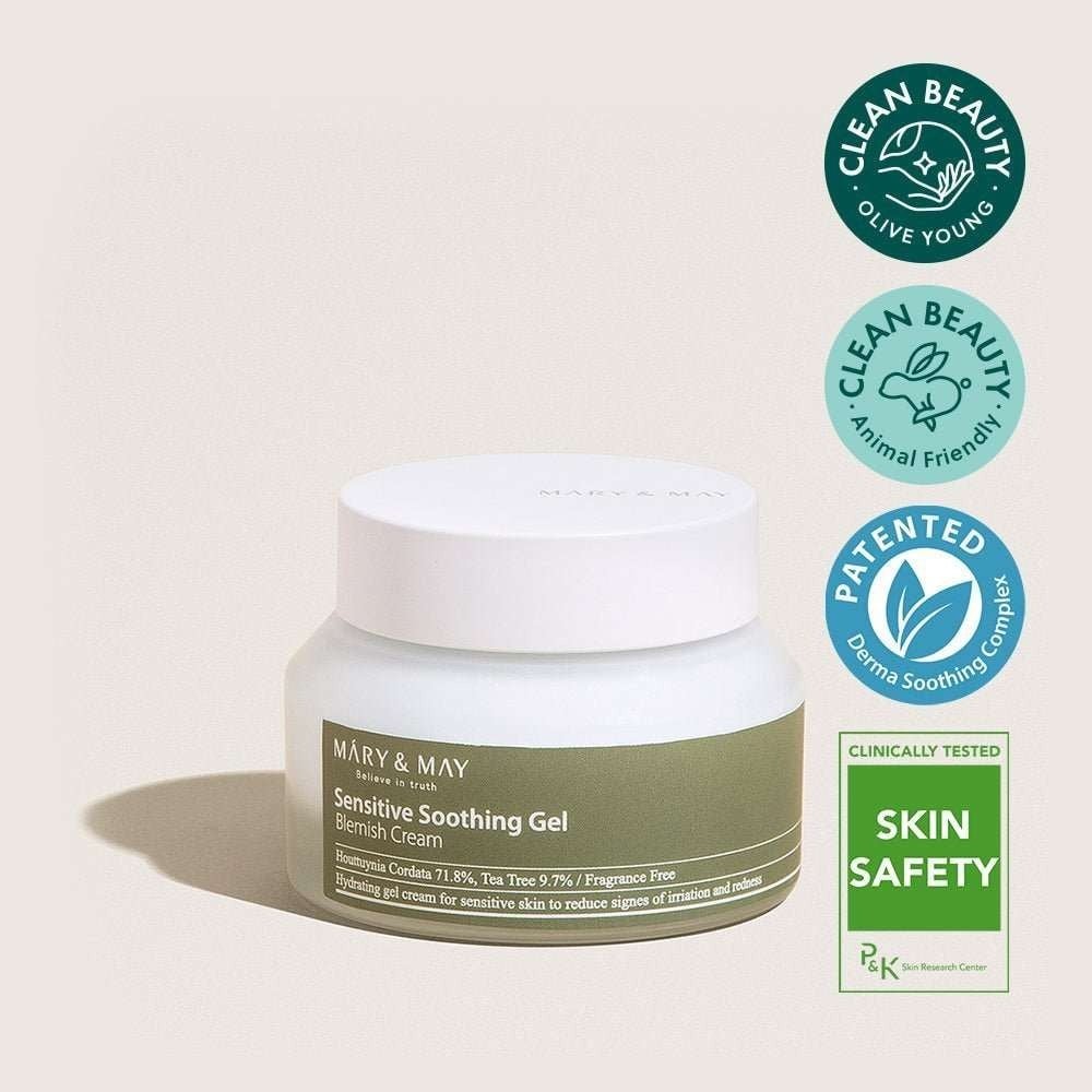 Mary & May Sensitive Soothing Gel Cream - Yatıştırıcı Krem 70 g