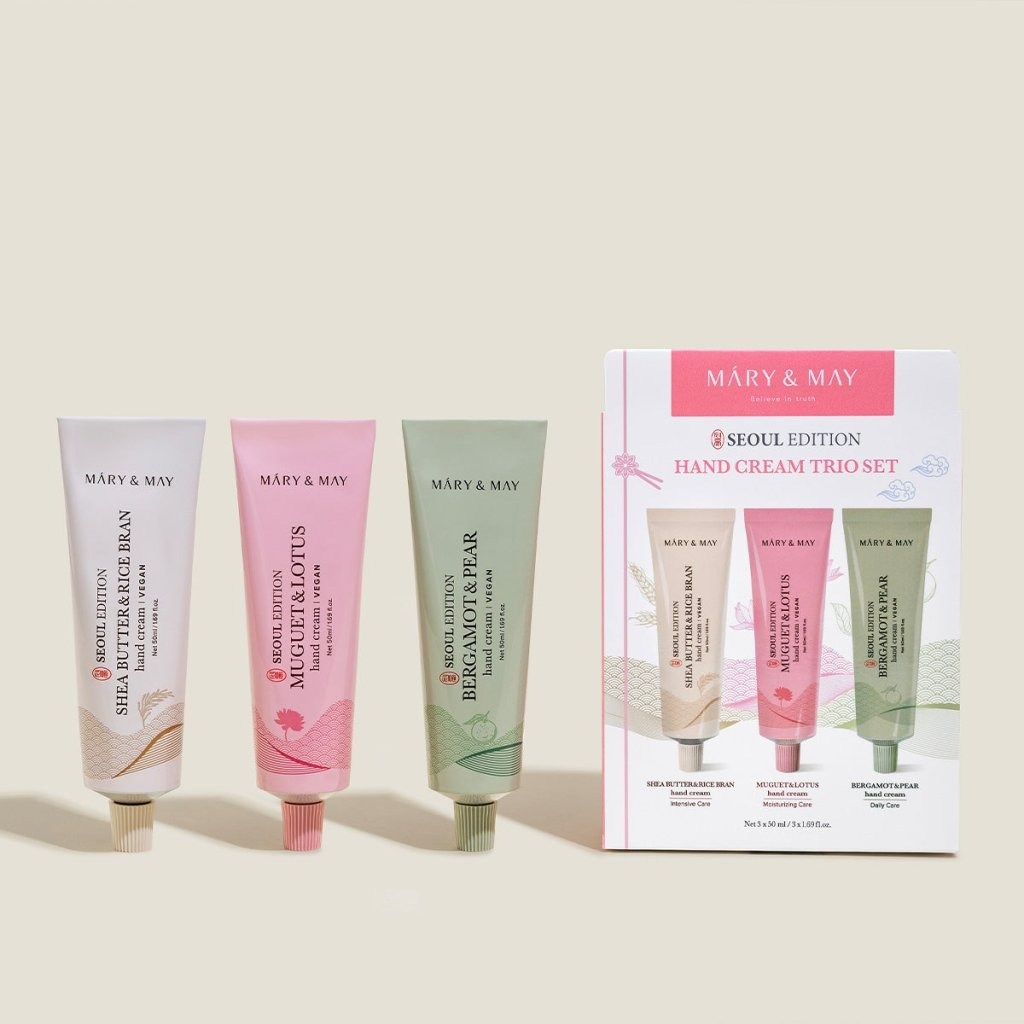 Mary & May Seoul Edition Hand Cream Trio - El Krem Seti