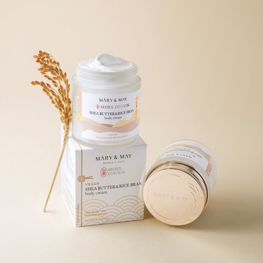 Mary & May Seoul Edition Shea Rice Body Cream - Pirinç Vücut Kremi 250 ml