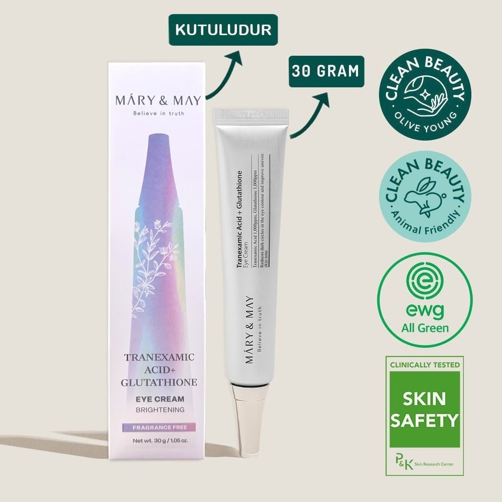 Mary & May Tranexamic Acid Eye Cream - Aydınlatıcı Göz Kremi 30 g