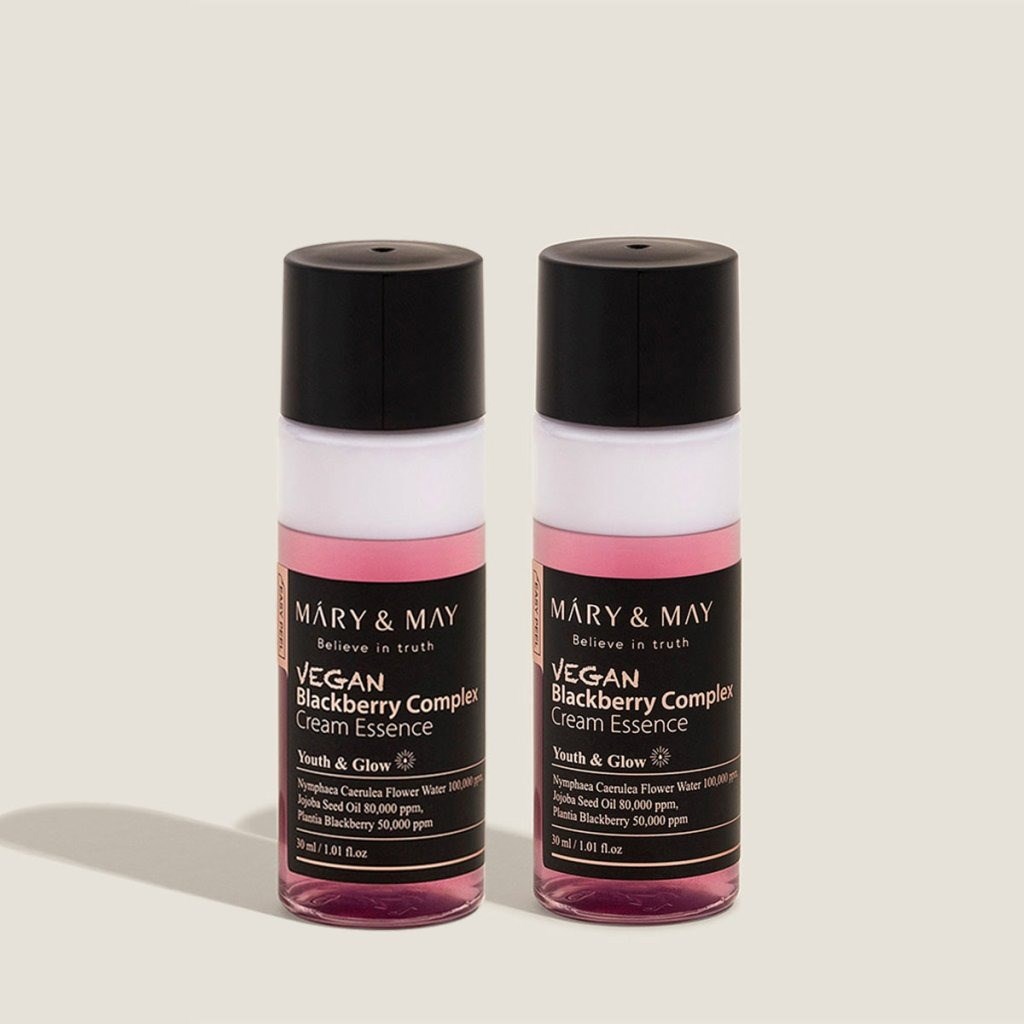 Mary & May Vegan Blackberry Cream Essence 2'li - Yoğun Nem Esans Seti