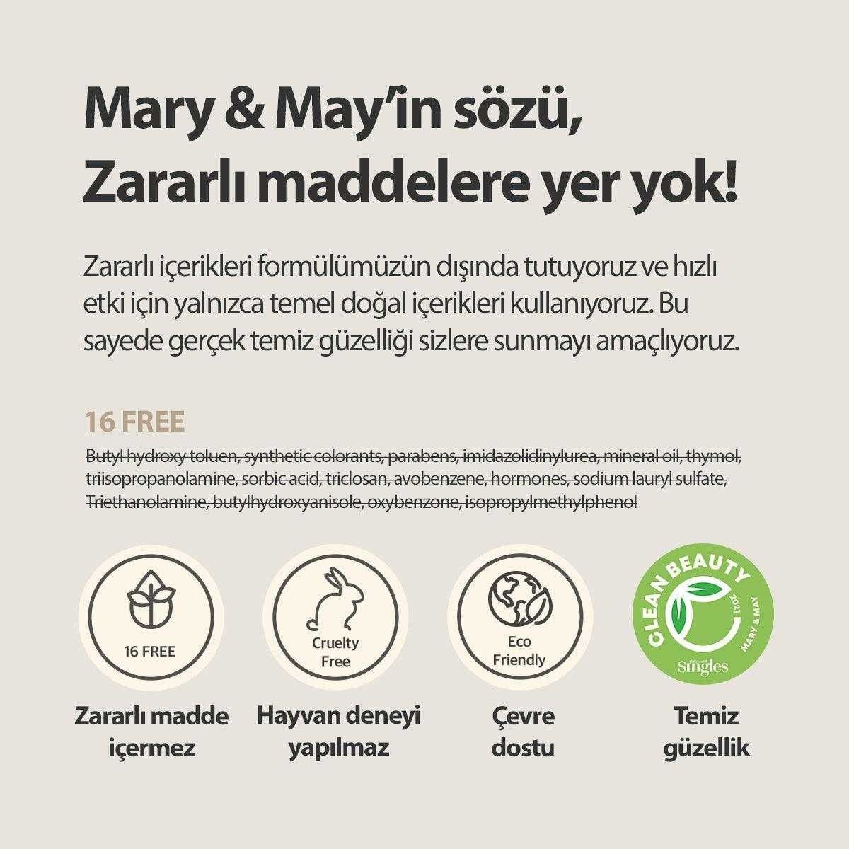 Mary & May Vitamin B5 Bifida Toner - Bariyer Destek Tonik 120 ml