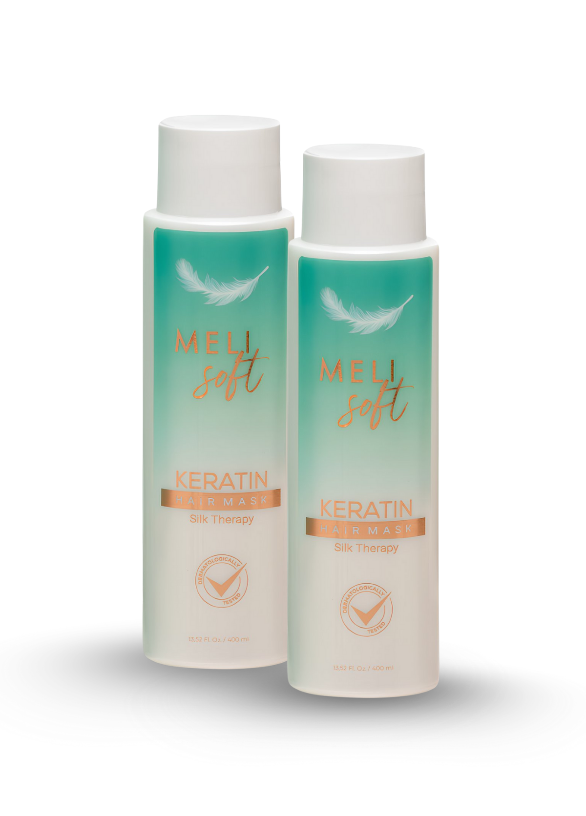 MeliSoft Keratin Hair Mask 400 ml — 2'li Set