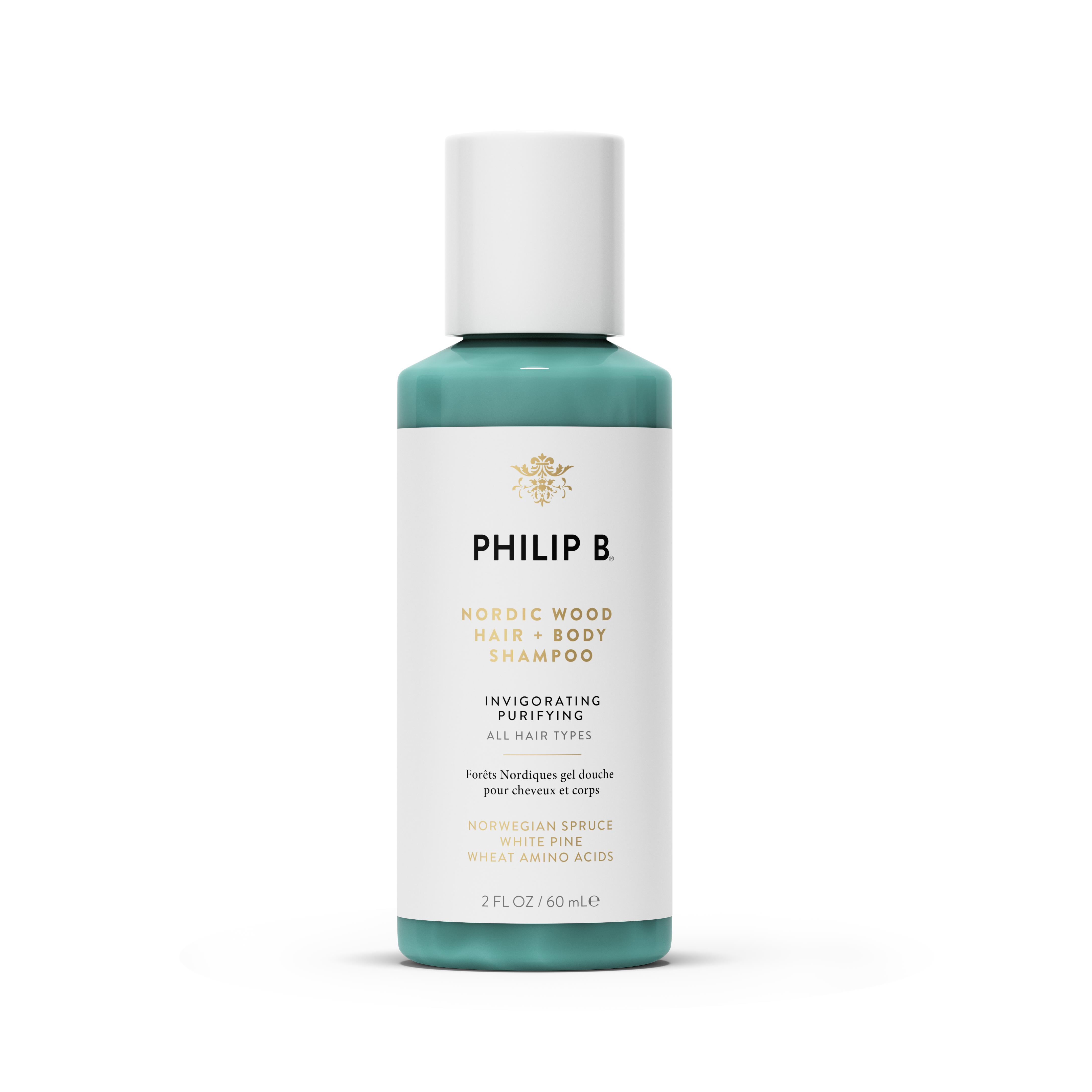 Nordic Wood Hair + Body Shampoo 60 ML