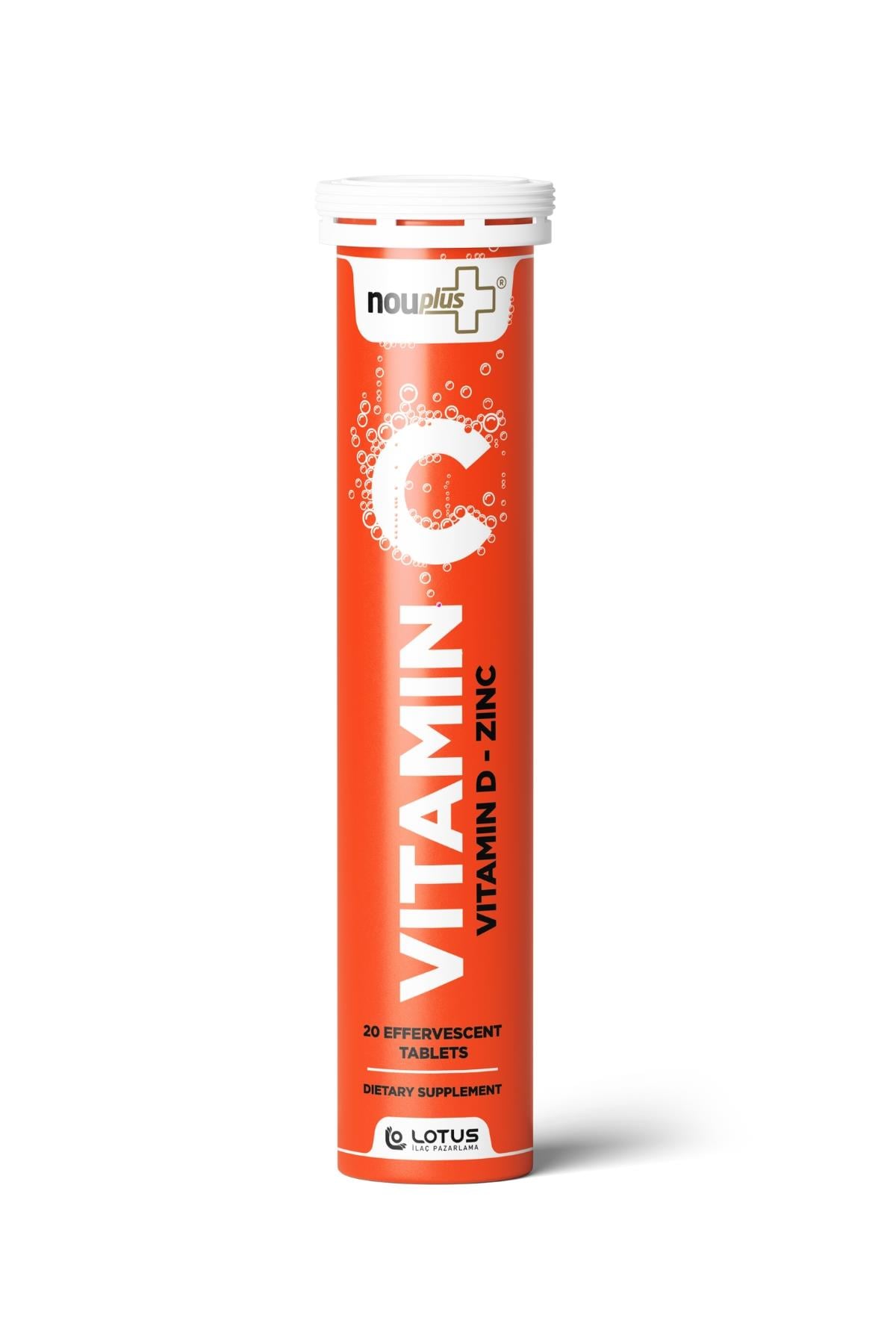 Nouplus C,D Çinko Vitamini Efervesan Tablet