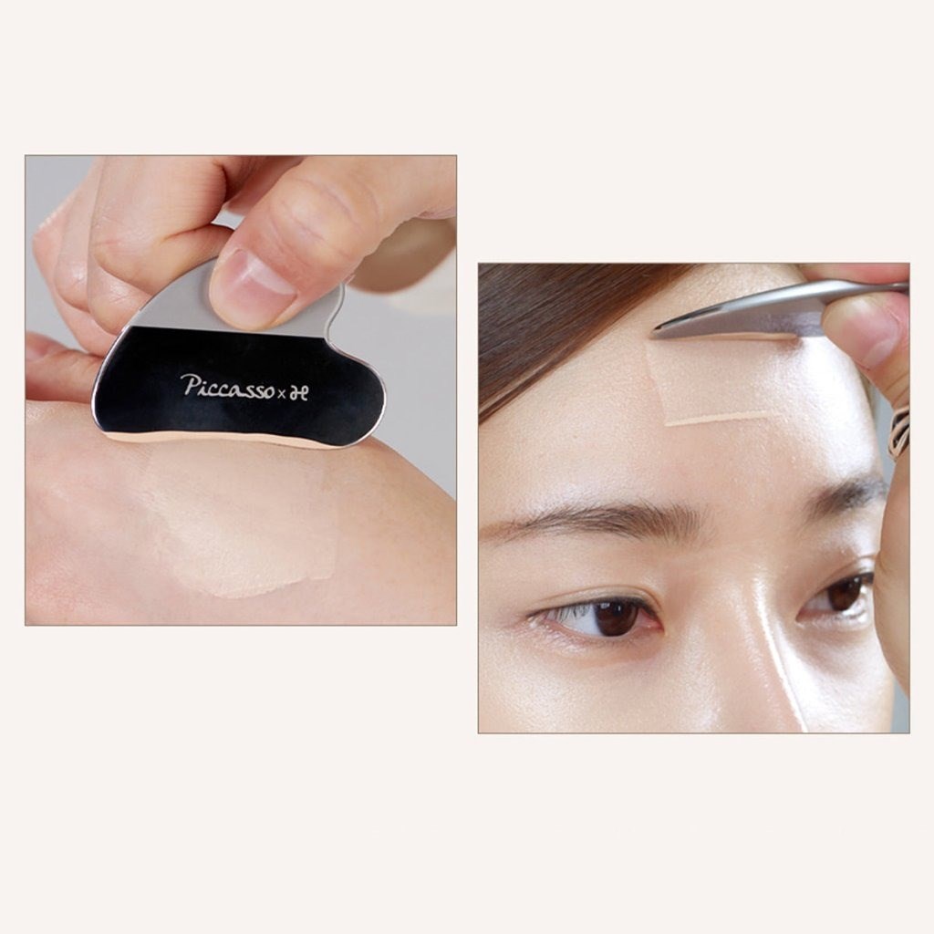 Piccasso Makeup Piccasso Curved Spatula - Gua Sha Makyaj Spatulasi