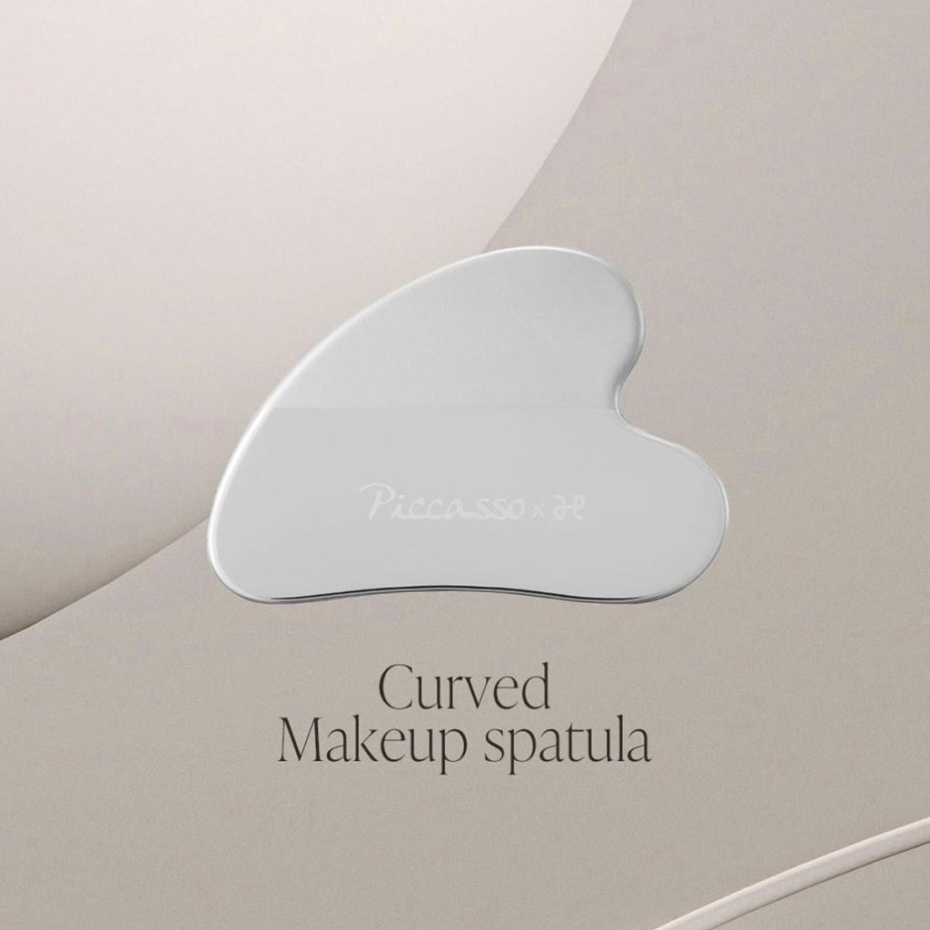 Piccasso Makeup Piccasso Curved Spatula - Gua Sha Makyaj Spatulasi