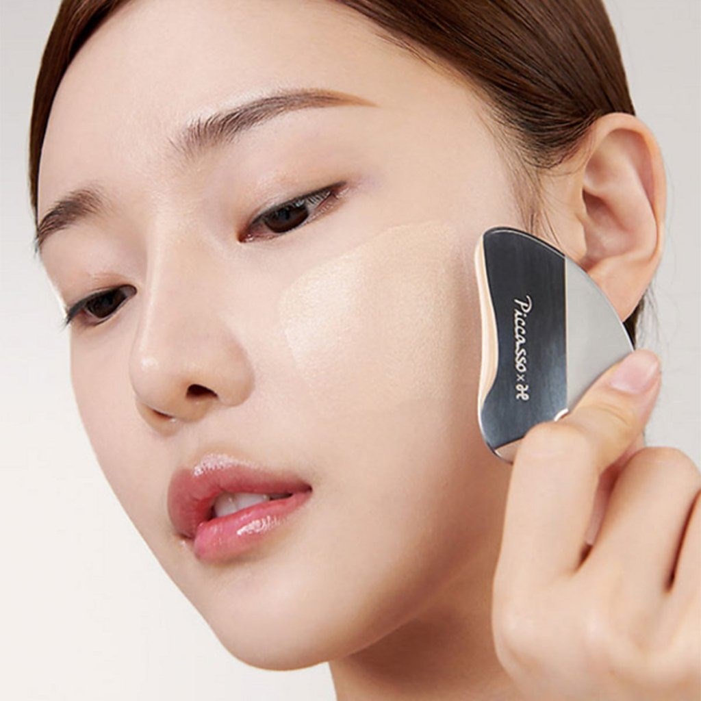Piccasso Makeup Piccasso Curved Spatula - Gua Sha Makyaj Spatulasi