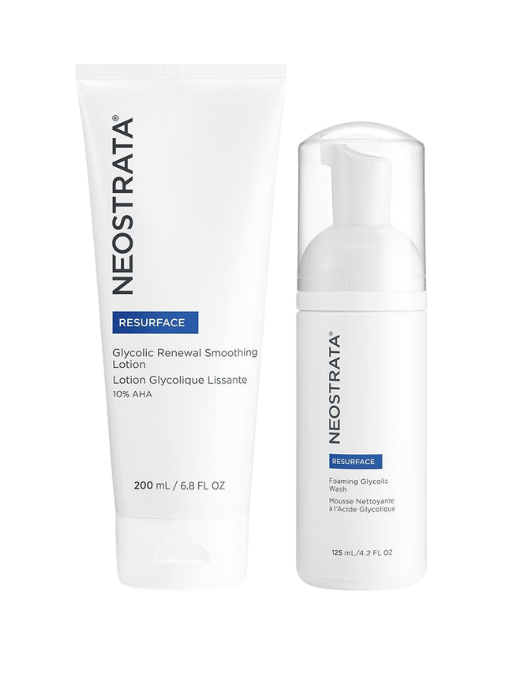 Resurface - Glycolic Renewal Smoothing Lotion 200 ml & Foaming Glycolic Wash 125 ml