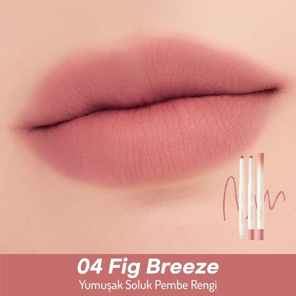 Romand Lip Mate Pencil - Doğal Mat Dudak Kalemi Fig Breeze