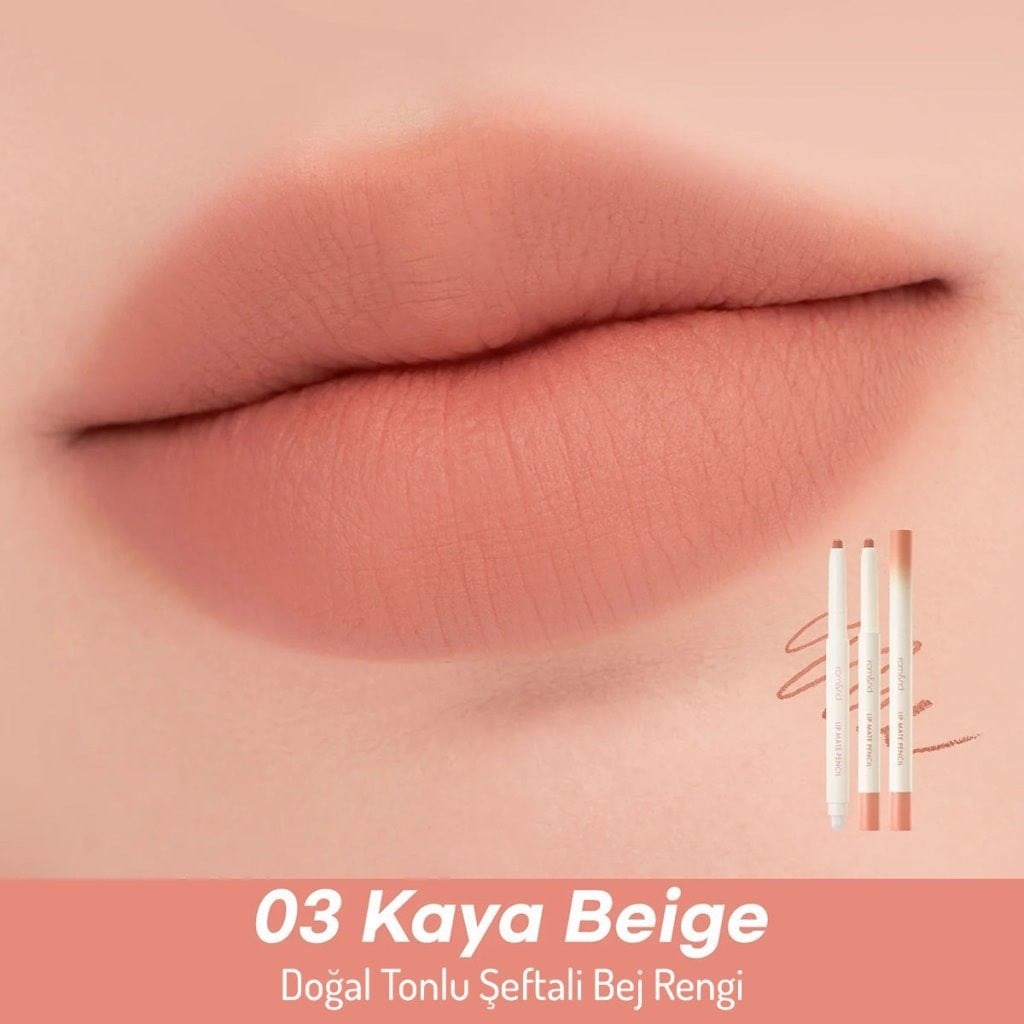 Romand Lip Mate Pencil - Doğal Mat Dudak Kalemi Fig Breeze