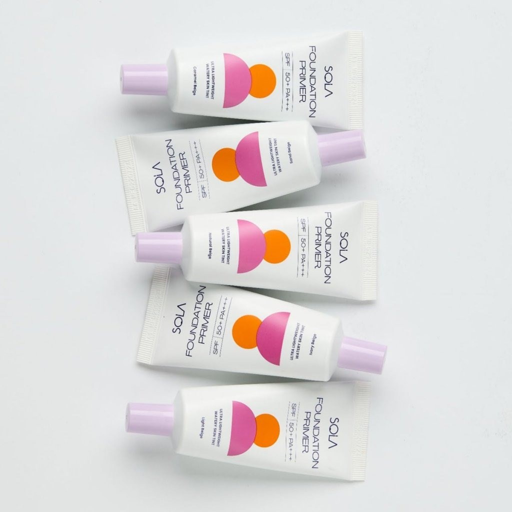 SOLA Foundation Primer SPF50 - Işıltılı Güneş Bazı Light Beige