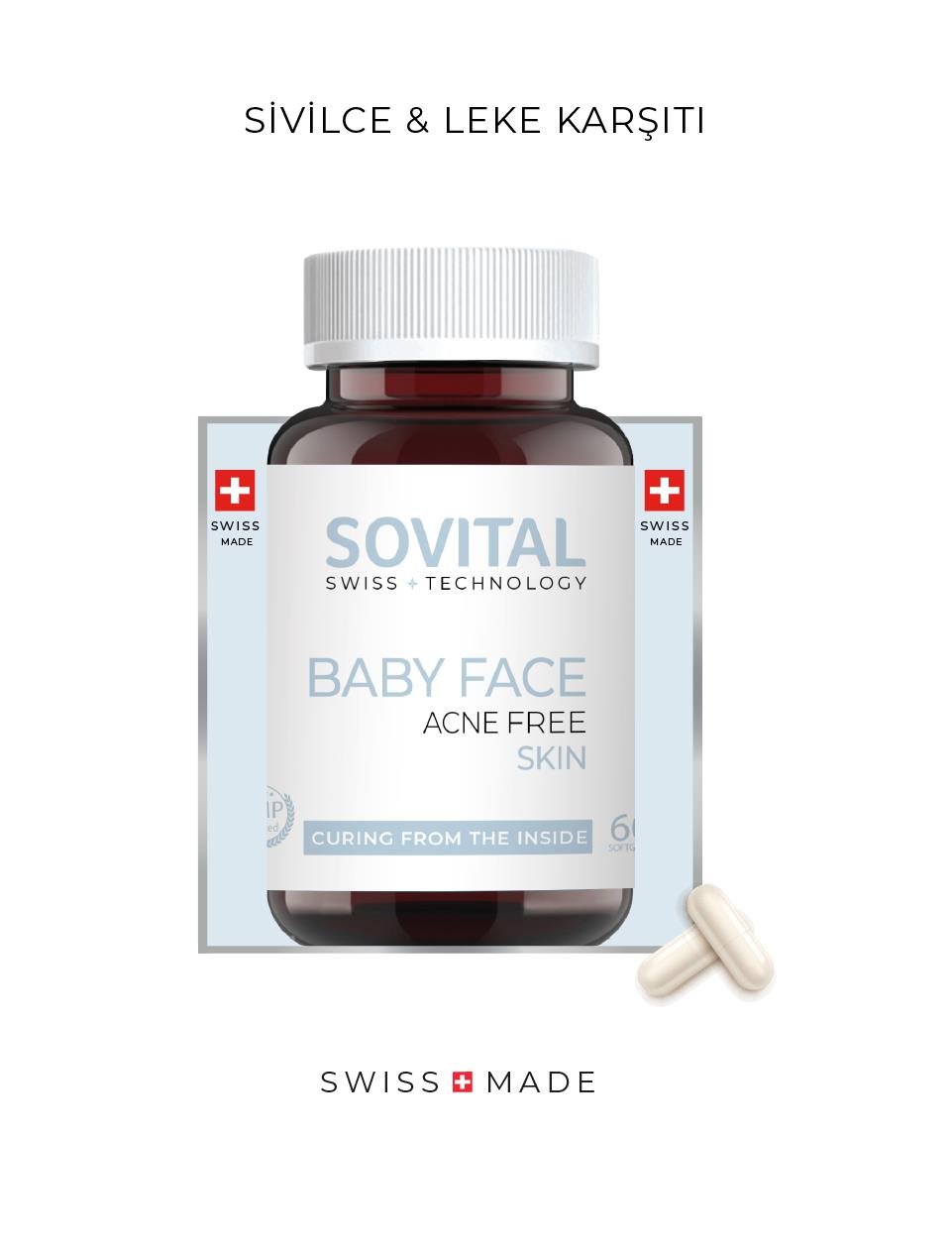 SOVITAL Baby Face Acne Free 60 Capsule