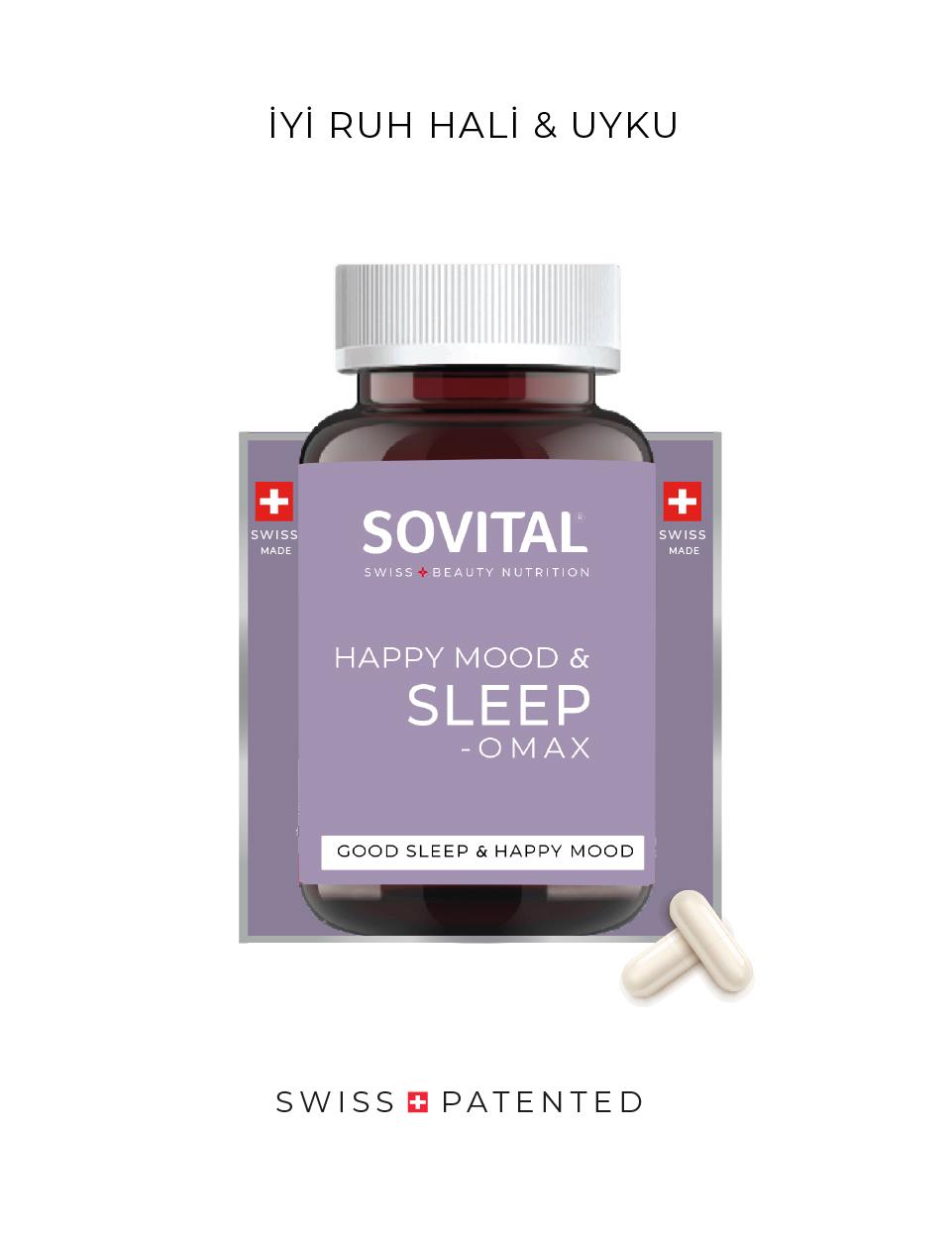 SOVITAL Happy Mood & Sleep-Omax 60 Capsule