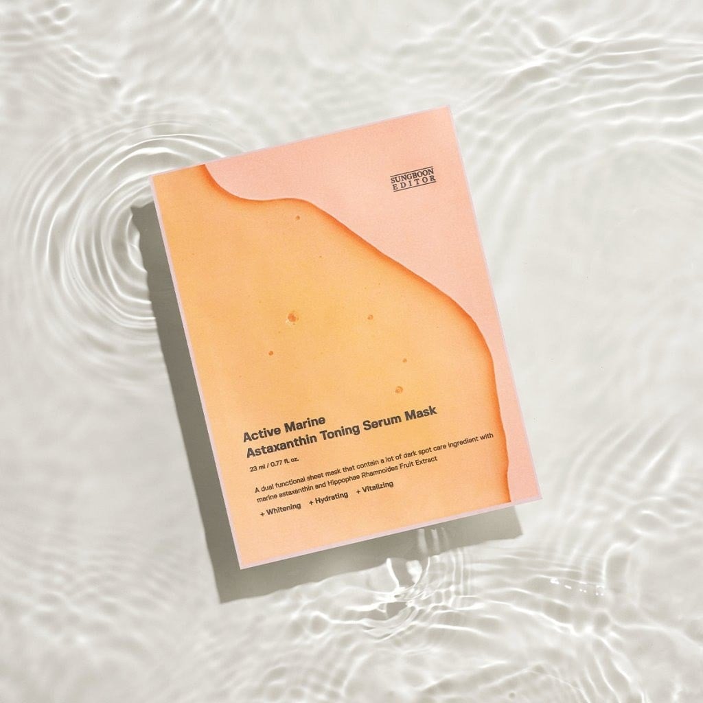 Sungboon Editor Active Marine Astaxanthin Toning Serum Mask 1 ad