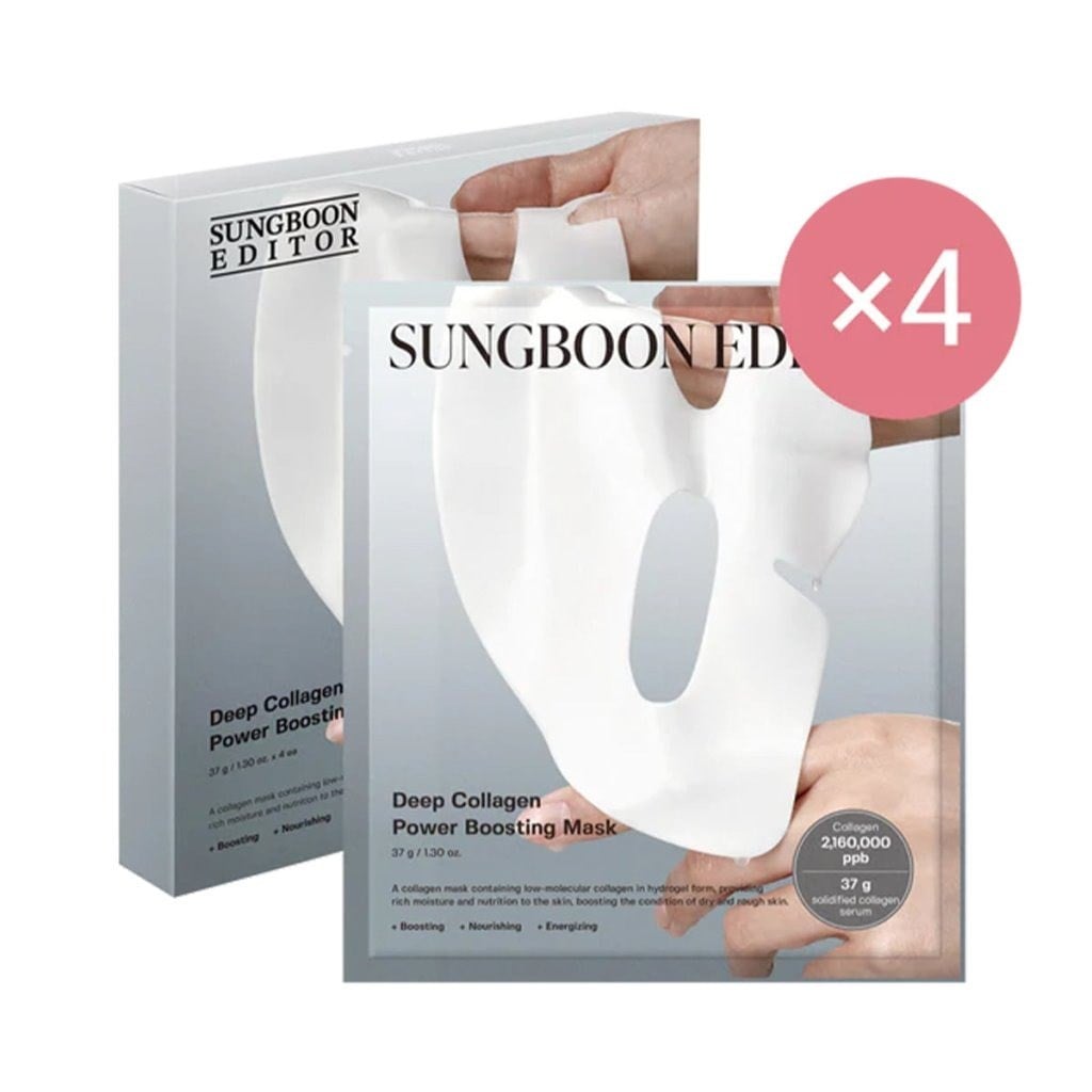 Sungboon Editor Deep Collagen Clear Mask - Şeffaflaşan Maske 37gx4 adet