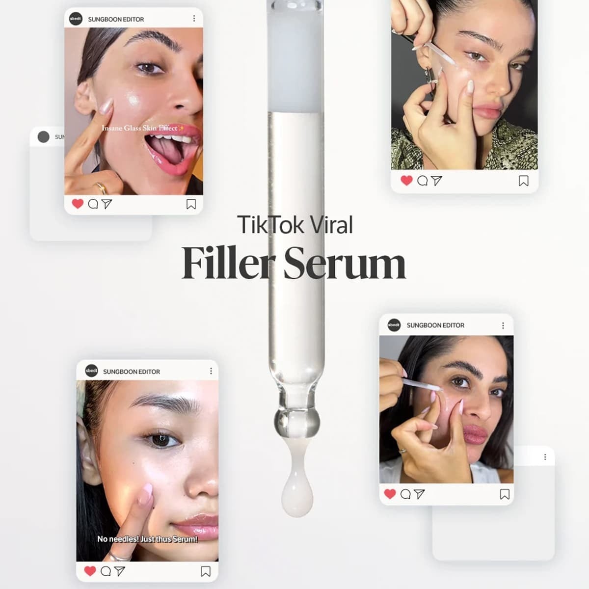 Sungboon Editor Deep Collagen Serum - Glass Skin Etkisi Yaratan Krem Serum 30 ml