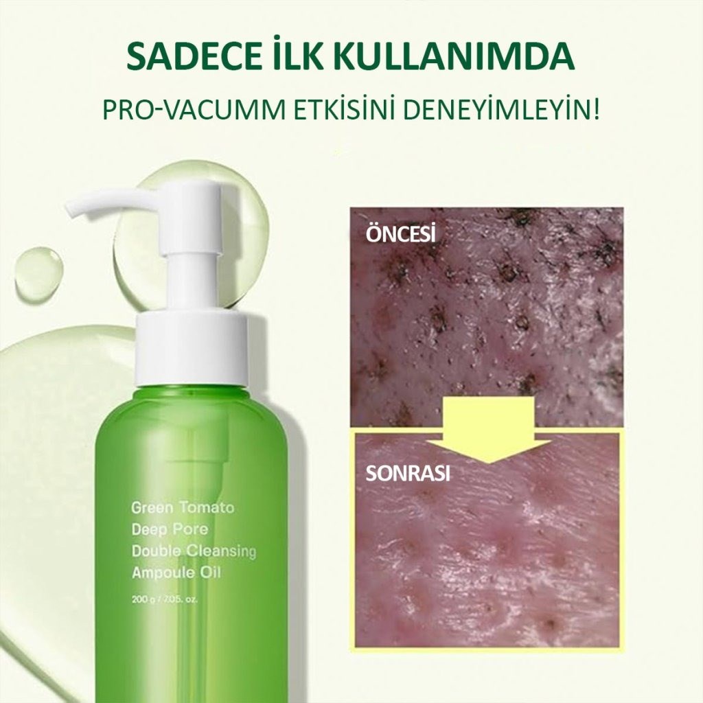 Sungboon Editor Green Tomato Cleansing Oil - Çift Etkili Temizleme Yağı 200 g