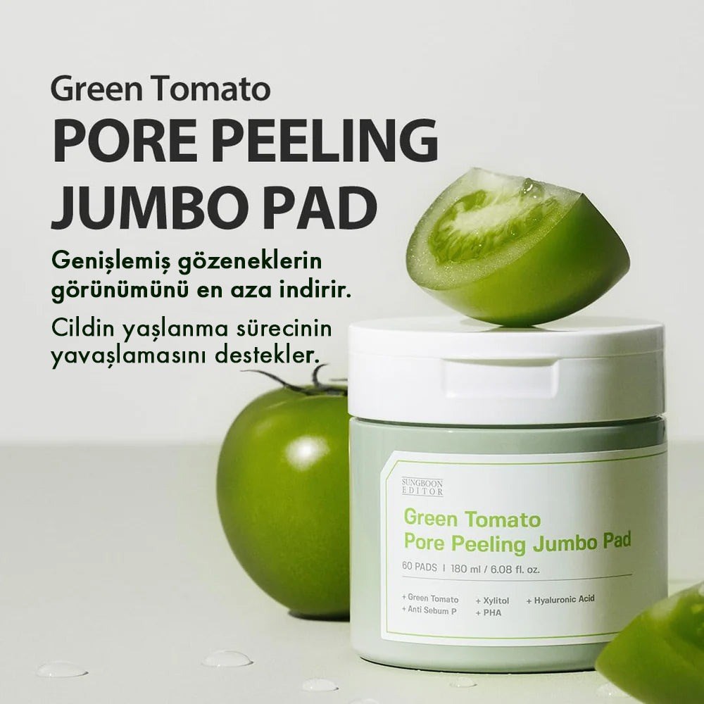 Sungboon Editor Green Tomato Peeling Pad - 60’lı Peeling Ped