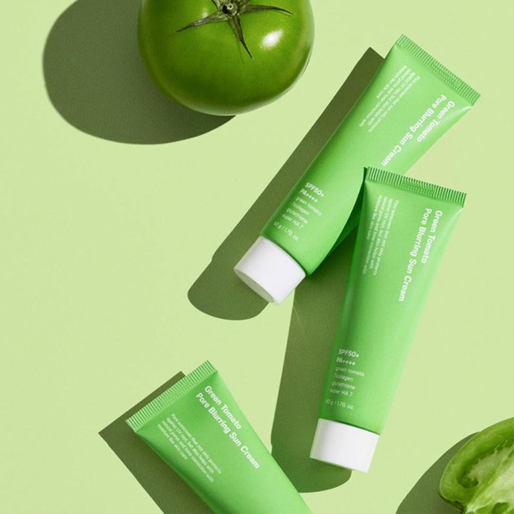 Sungboon Editor Green Tomato Sun Cream - Gözenek Sıkılaştırıcı ve Aydınlatıcı Güneş Kremi 50 g