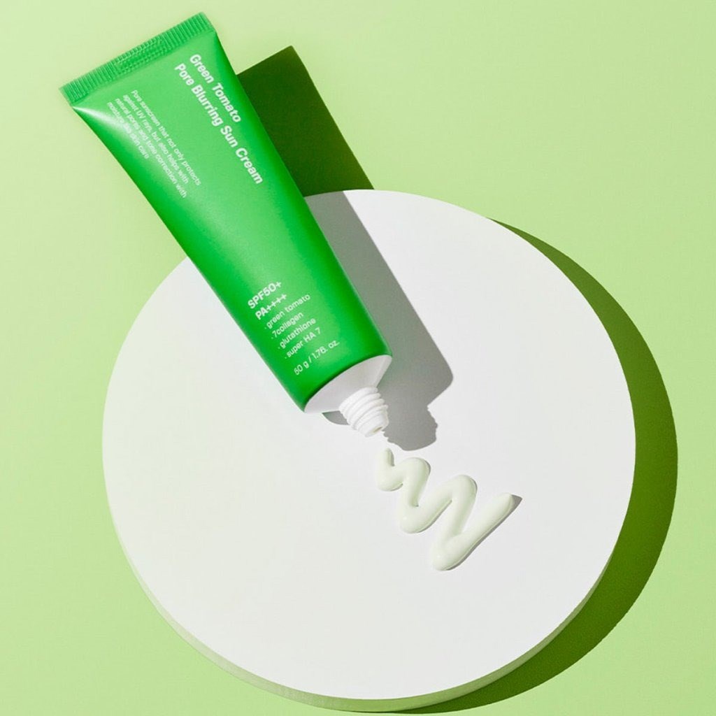 Sungboon Editor Green Tomato Sun Cream - Gözenek Sıkılaştırıcı ve Aydınlatıcı Güneş Kremi 50 g