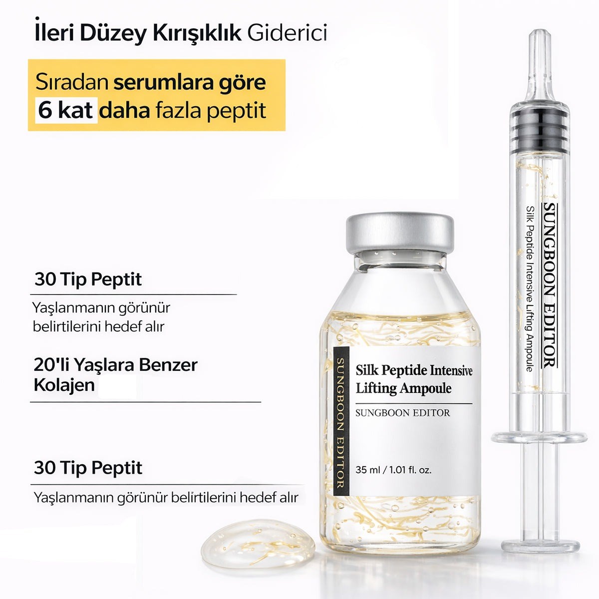 Sungboon Editor Silk Peptide Ampoule - Lifting Serum 35 ml