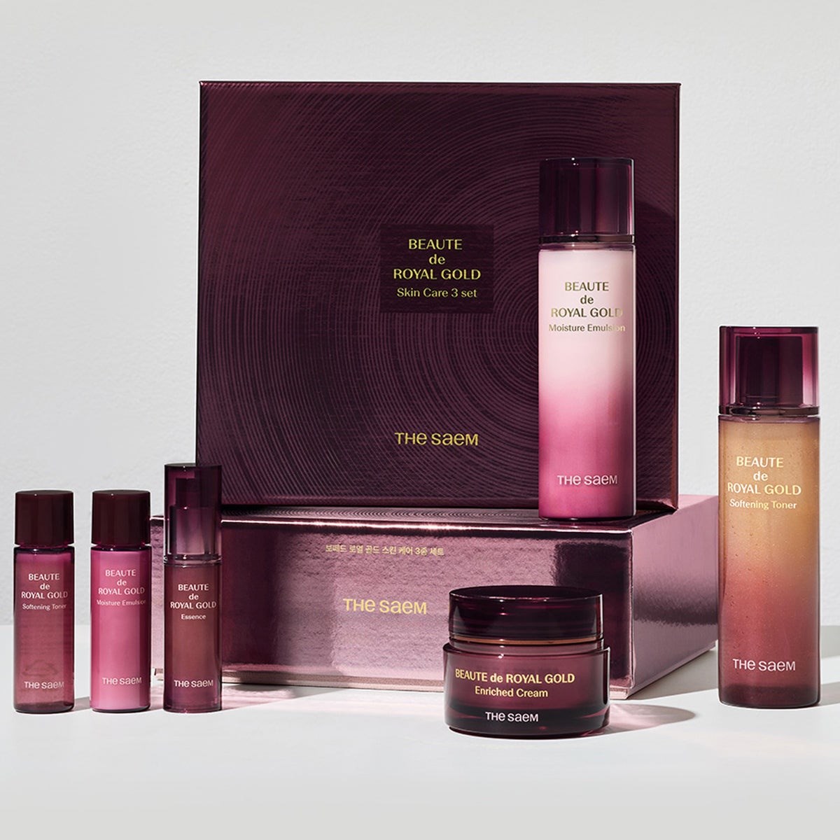 The Saem Beaute De Royal Gold Skin Care 3 Set Ad