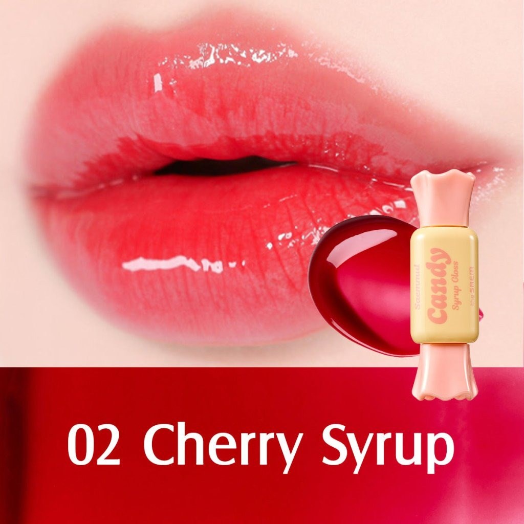 The Saem Candy Syrup Gloss - Dolgunluk Veren Lip Gloss Cherry Syrup