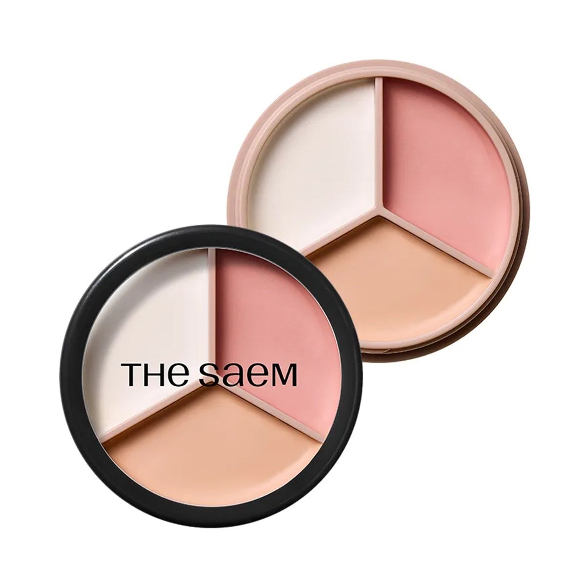 The Saem Cover Perfection Triple Pot Concealer 07 Pink Beige