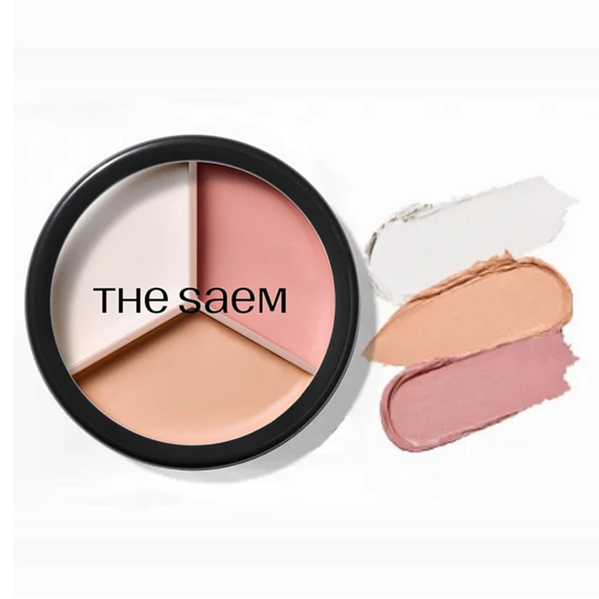The Saem Cover Perfection Triple Pot Concealer 07 Pink Beige