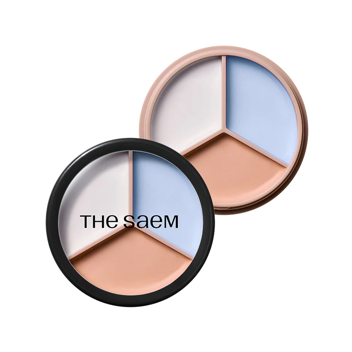 The Saem Cover Perfection Triple Pot Concealer 06 Blue Beige