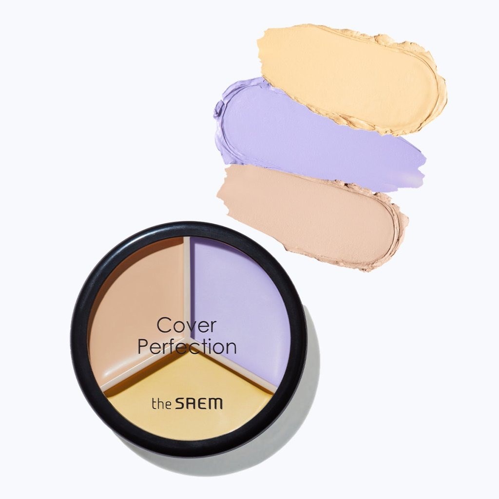 The Saem Cover Triple Pot 04 - Tone Up Beige Palet