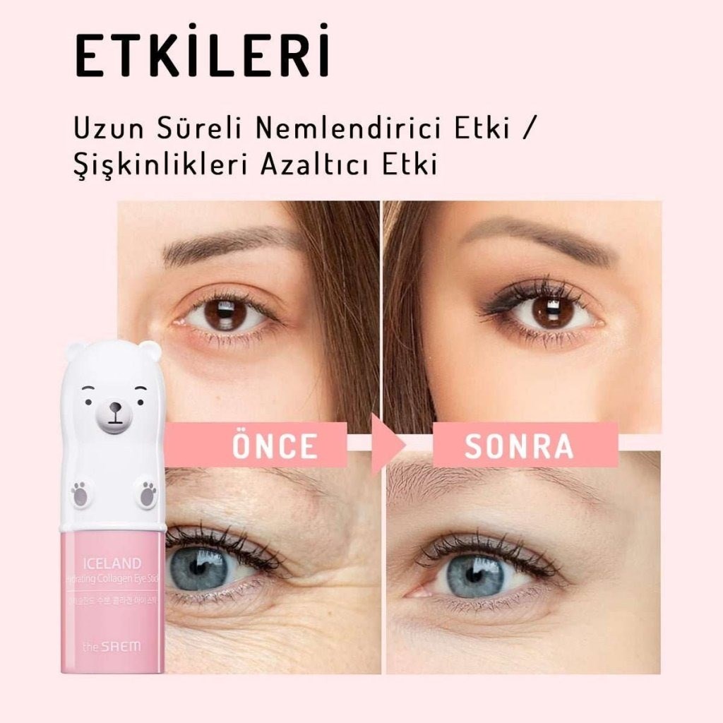 The Saem Iceland Eye Stick - Kolajen Göz Stick