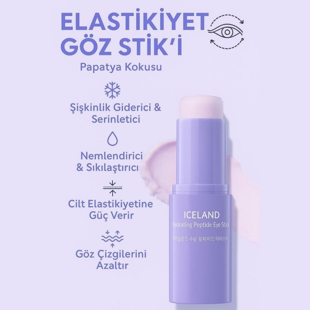 The Saem Iceland Peptide Eye Stick - Göz & Dudak Peptid