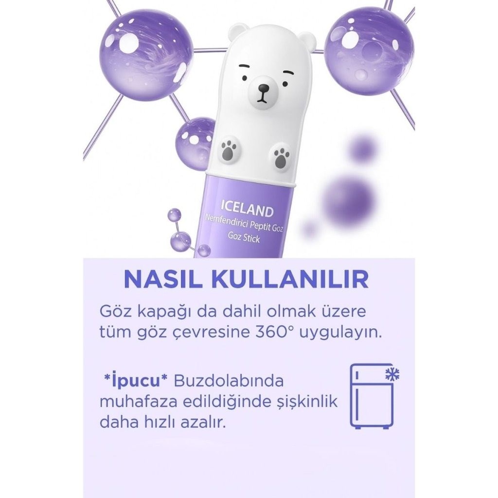 The Saem Iceland Peptide Eye Stick - Göz & Dudak Peptid