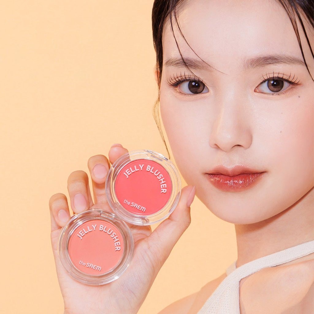 The Saem Jelly Blusher - Jel Doğal Allık Dazzling Orange