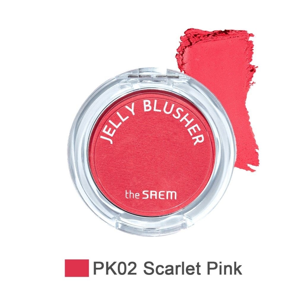 The Saem Jelly Blusher - Jel Doğal Allık Scarlet Pink