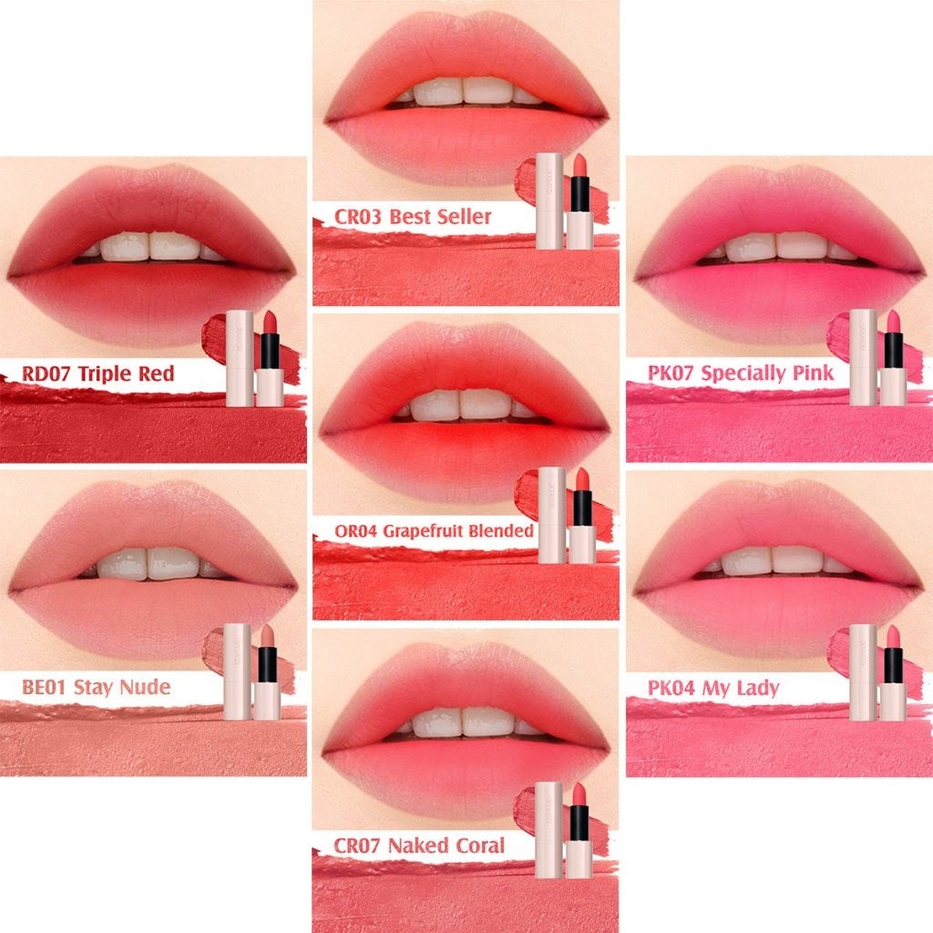 The Saem Kissholic Matte - Uzun Süre Kalıcı Mat Ruj My Lady