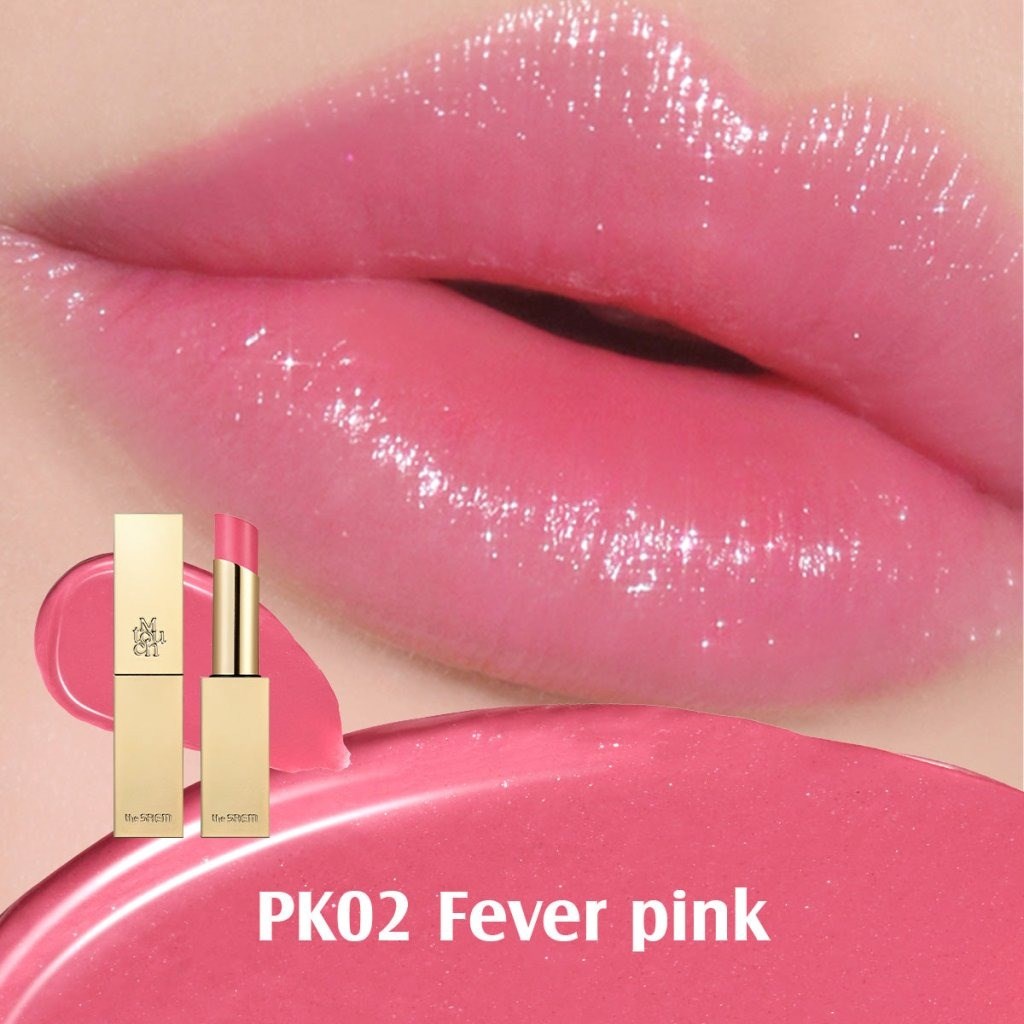 The Saem M Touch Shine Lipstick - Simli Parlak Ruj Fever Pink