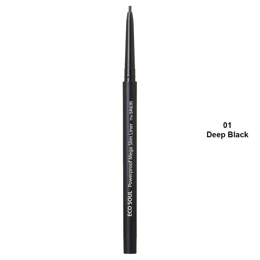 The Saem Mega Slim Eyeliner - Deep Black İnce Eyeliner
