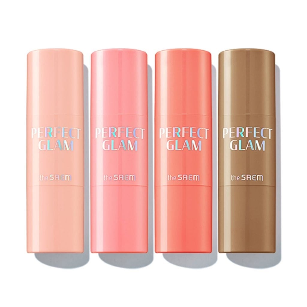 The Saem Perfect Glam Stick - Doğal Görünüm Stick Allık WH01 Aurora Wave