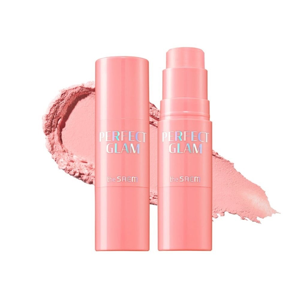 The Saem Perfect Glam Stick - Doğal Görünüm Stick Allık PK01 Pink Fairy