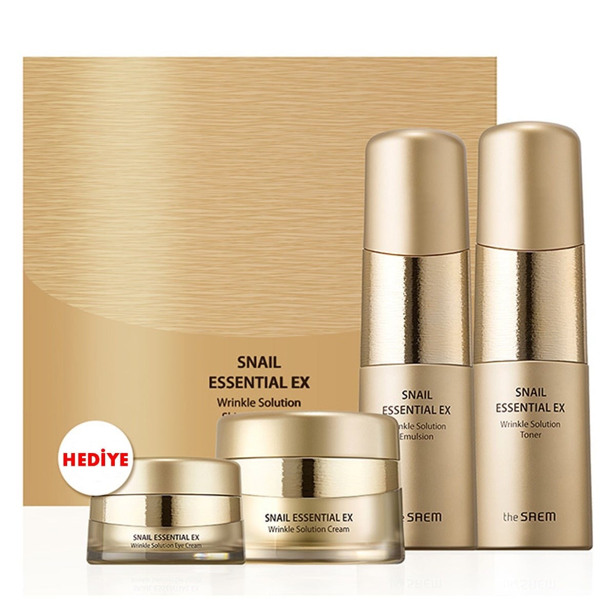 The Saem Snail Essential Ex Wrinkle Solution Skin Care 3 Set