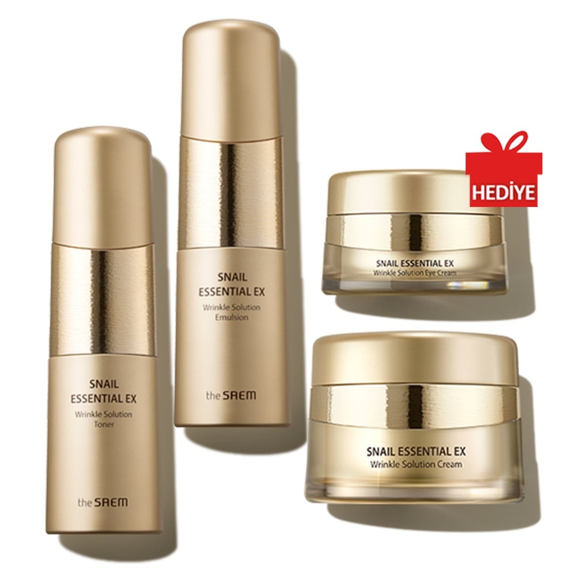 The Saem Snail Essential Ex Wrinkle Solution Skin Care 3 Set