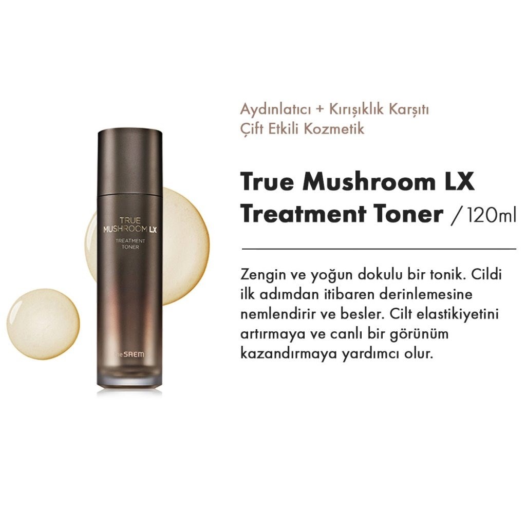 The Saem True Mushroom Set - Kırışıklık Karşıtı Cilt Bakım Seti